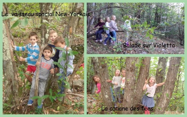 Land Art avec Danièle et son groupe de grande section Land Art avec Danièle et son groupe de grande section