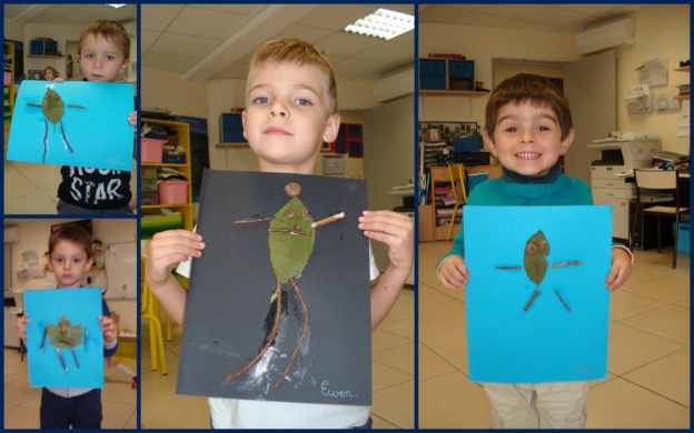 Land Art avec Danièle et son groupe de grande section Land Art avec Danièle et son groupe de grande section