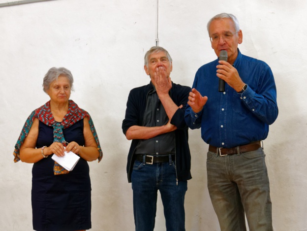 Accueil et discours : la présidente, le maire et notre conseiller départemental Accueil et discours : la présidente, le maire et notre conseiller départemental