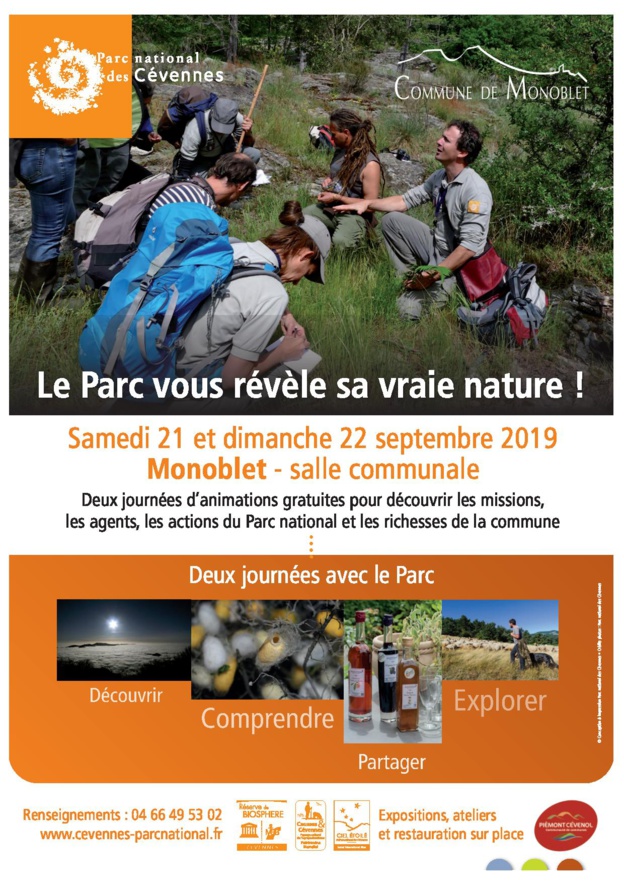 Journées avec le Parc des Cévennes à Monoblet Journées avec le Parc des Cévennes à Monoblet