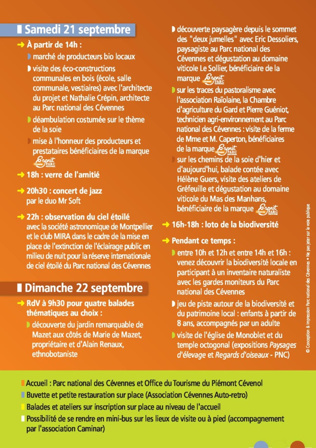 Journées avec le Parc des Cévennes à Monoblet Journées avec le Parc des Cévennes à Monoblet