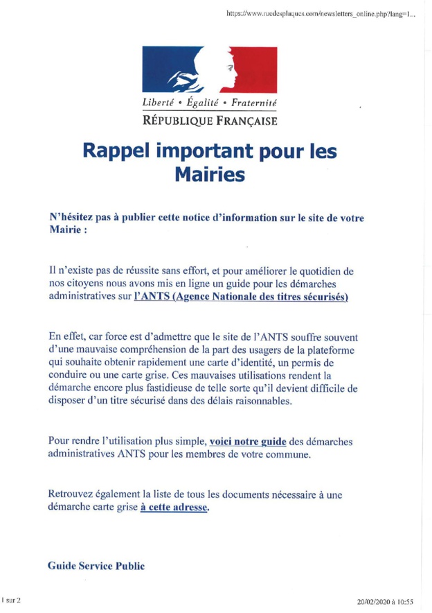 Démarches administratives : Carte Grise Démarches administratives : Carte Grise