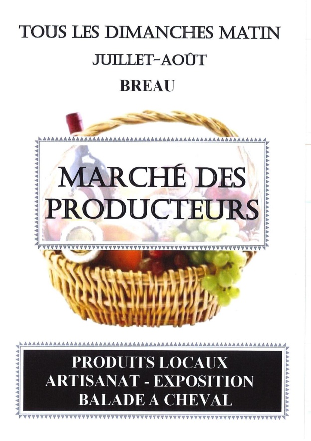 Marché de Bréau ce dimanche 5 juillet 2020, c'est parti !