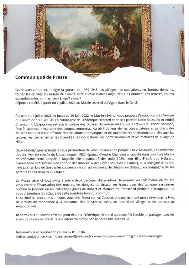 Le Louvre en voyage 1939-1945 Le Louvre en voyage 1939-1945