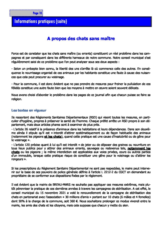 La Fueillo dé Bréou-Mars 2021 La Fueillo dé Bréou-Mars 2021