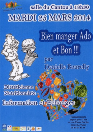 Information et échanges "Bien manger Ado et bon" Information et échanges "Bien manger Ado et bon"
