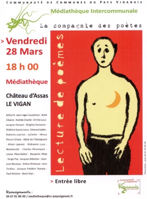 Lectures de poèmes par la compagnie des poètes Lectures de poèmes par la compagnie des poètes