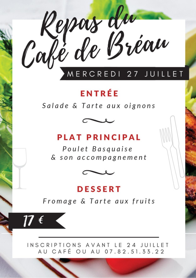 repas du 27 juillet 2022