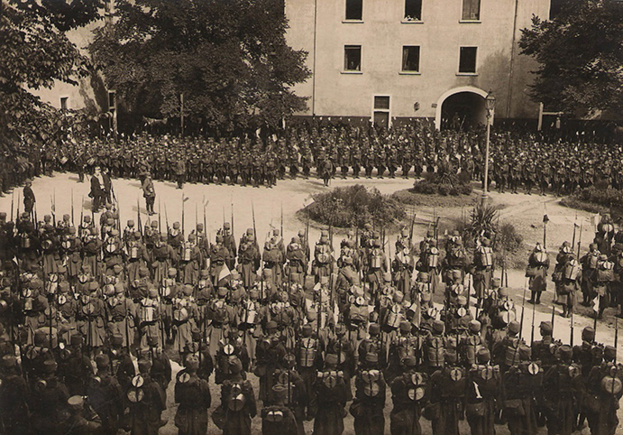 Départ pour la guerre du 99e RI Départ pour la guerre du 99e RI