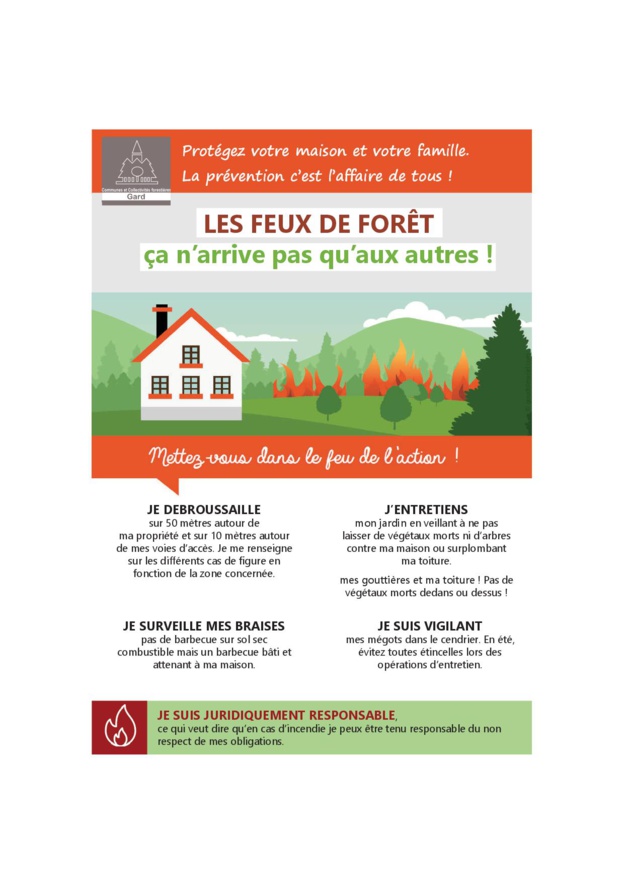 Les obligations légales de débroussaillement dans le Gard Les obligations légales de débroussaillement dans le Gard