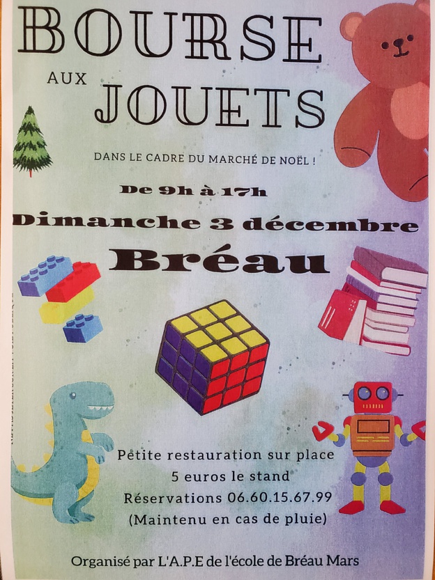 APE BREAU-MARS : BOURSE AUX JOUETS
