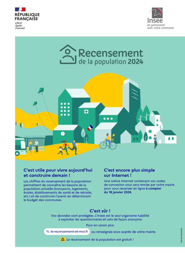Recensement de la population 2024