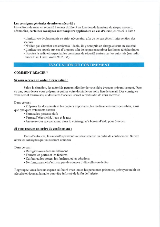 DOCUMENT D'INFORMATION COMMUNAL SUR LES RISQUES MAJEURS DOCUMENT D'INFORMATION COMMUNAL SUR LES RISQUES MAJEURS