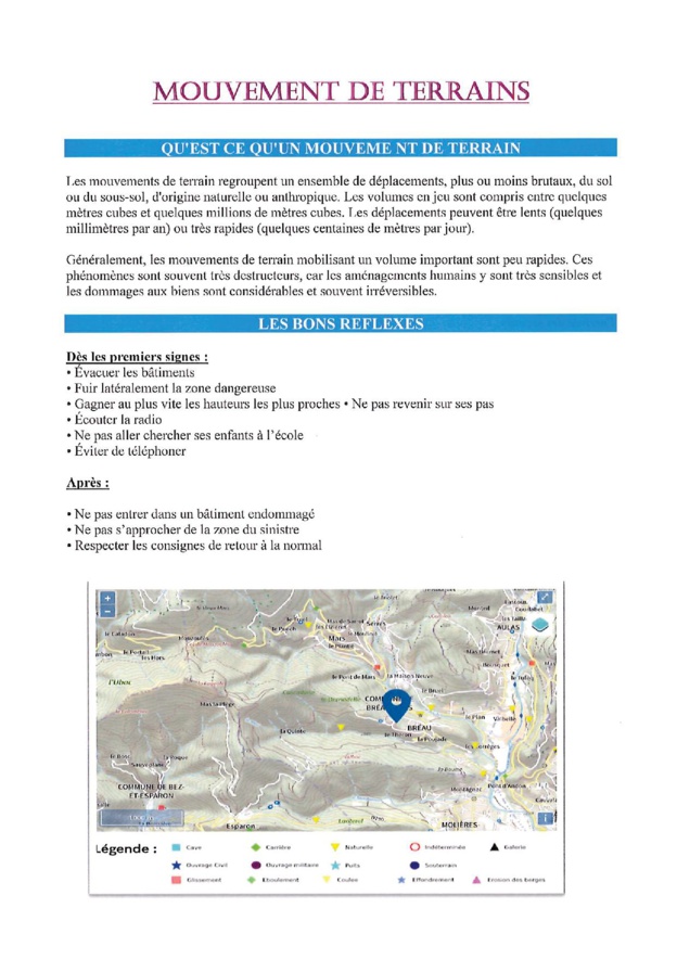 DOCUMENT D'INFORMATION COMMUNAL SUR LES RISQUES MAJEURS DOCUMENT D'INFORMATION COMMUNAL SUR LES RISQUES MAJEURS