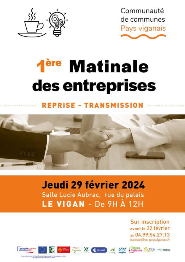 Cdc du pays Viganais : 1ère Matinale des Entreprises du Pays Viganais
