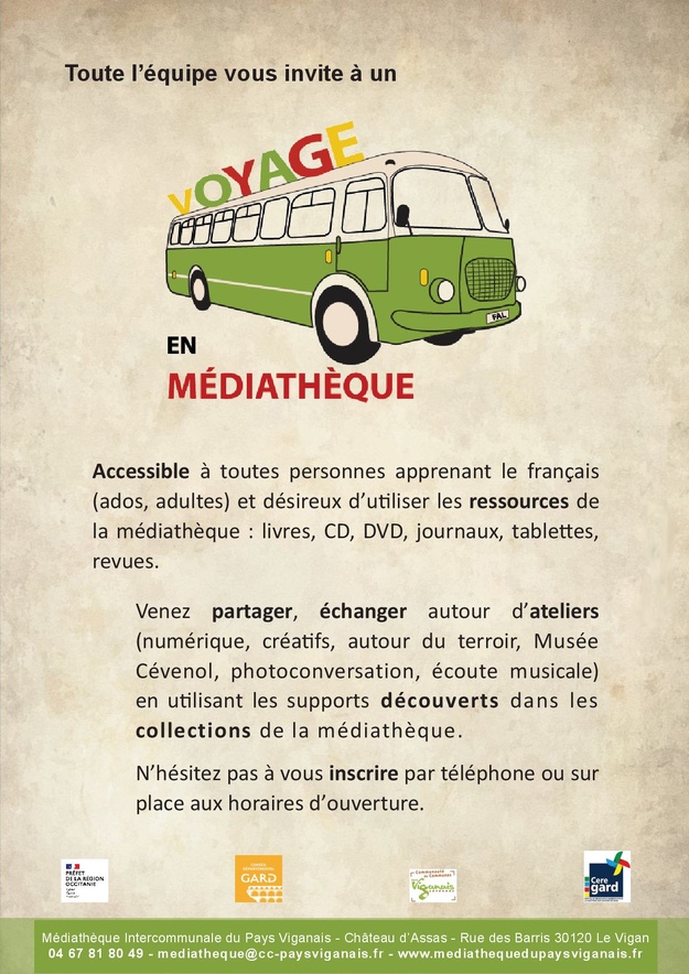 Animations Médiathèque novembre 2024 Animations Médiathèque novembre 2024