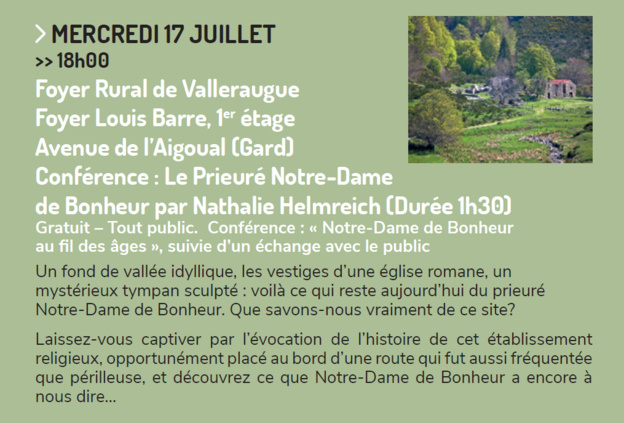 Programme Estivales des Causses et Cévennes - Semaine du 15 au 21 juillet 2024 Programme Estivales des Causses et Cévennes - Semaine du 15 au 21 juillet 2024