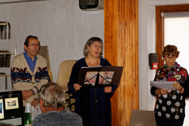 Les animateurs : Elie, Christiane et Sylvie