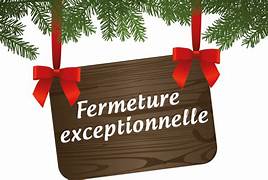 Fermeture exceptionnelle mairie pendant les Fêtes Fermeture exceptionnelle mairie pendant les Fêtes