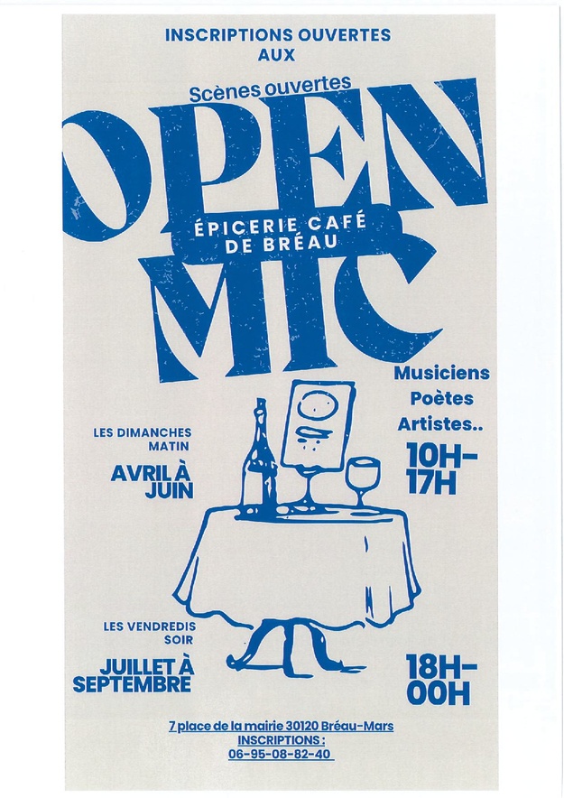 INSCRIPTIONS SCENES OUVERTES INSCRIPTIONS SCENES OUVERTES