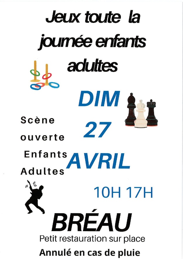 Scènes ouvertes et jeux enfants/adultes Scènes ouvertes et jeux enfants/adultes