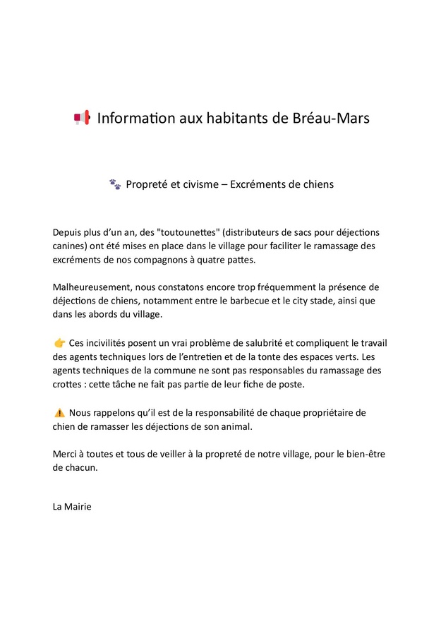 Mise en pace de "toutounettes" Mise en pace de "toutounettes"