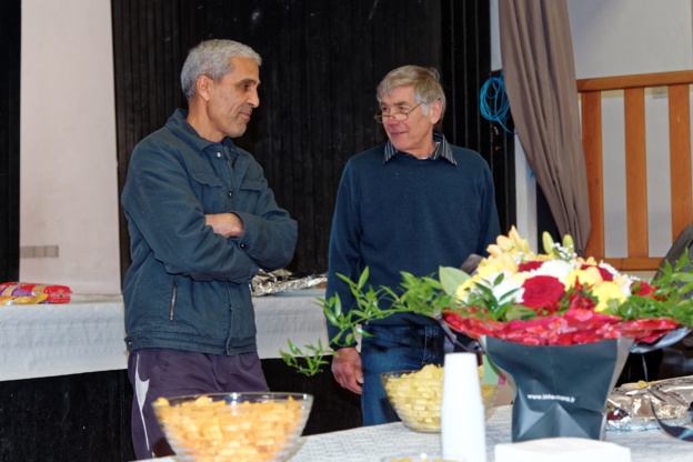 Le maire pendant son discours Le maire pendant son discours