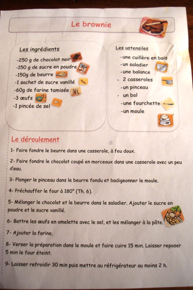 En cuisine ce mardi : "le brownie" En cuisine ce mardi : "le brownie"