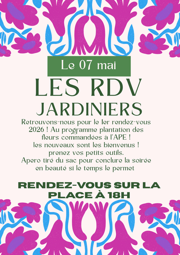 Les RDV jardiniers reprennent !