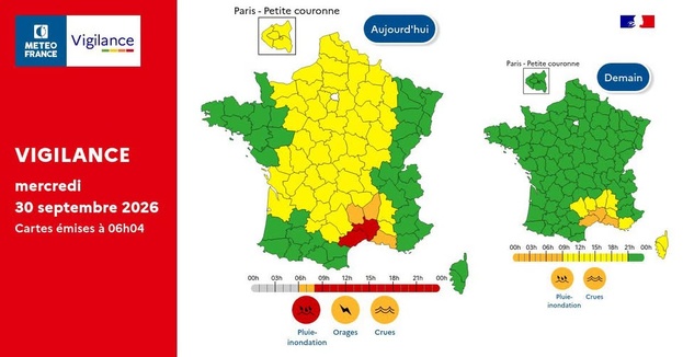 ⚠️ 🔴 VIGILANCE ROUGE DÉCLENCHÉE - GARD - HÉRAULT ⚠️ 🔴 VIGILANCE ROUGE DÉCLENCHÉE - GARD - HÉRAULT