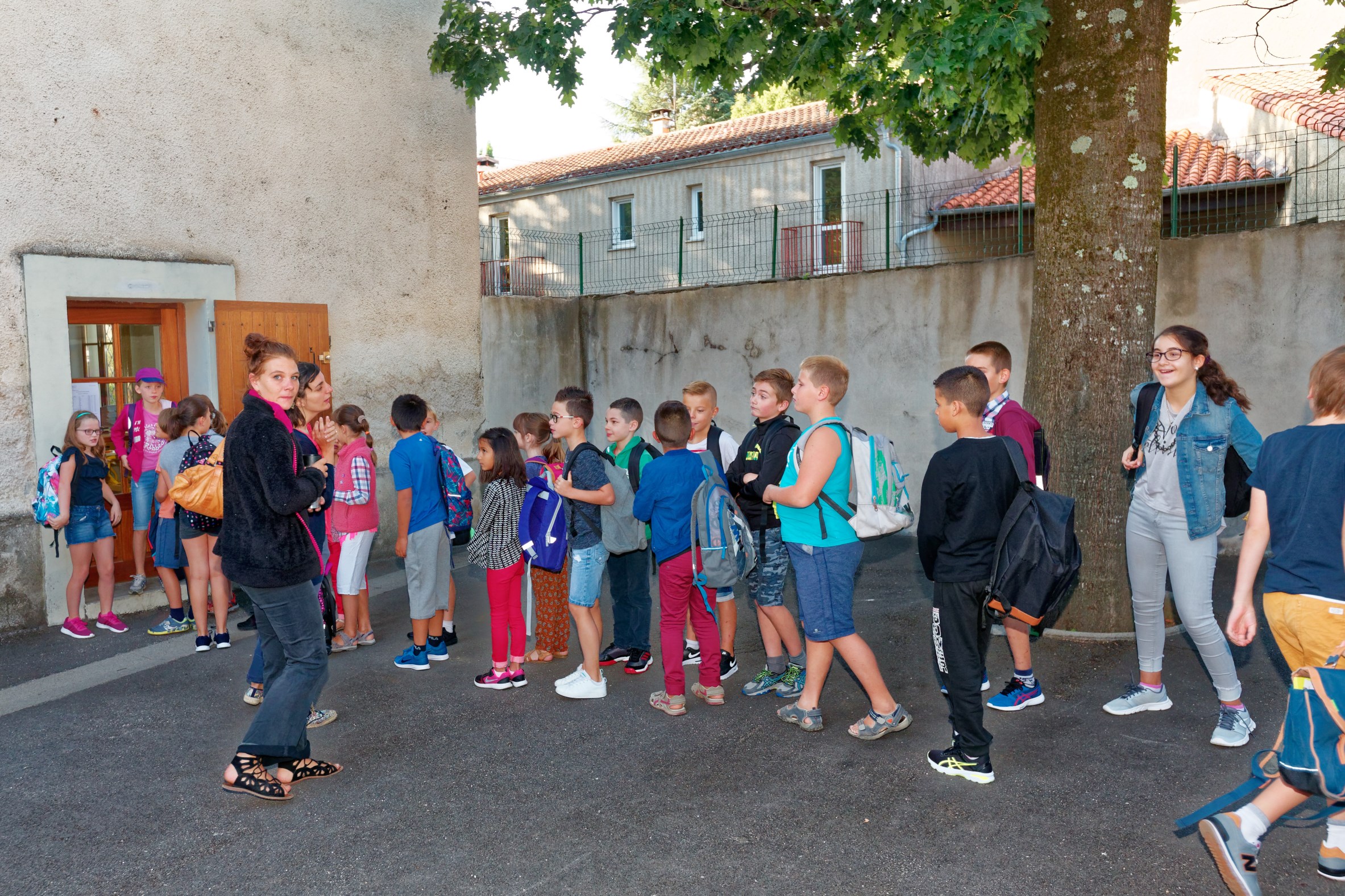 La rentrée des grands dans la nouvelle classe