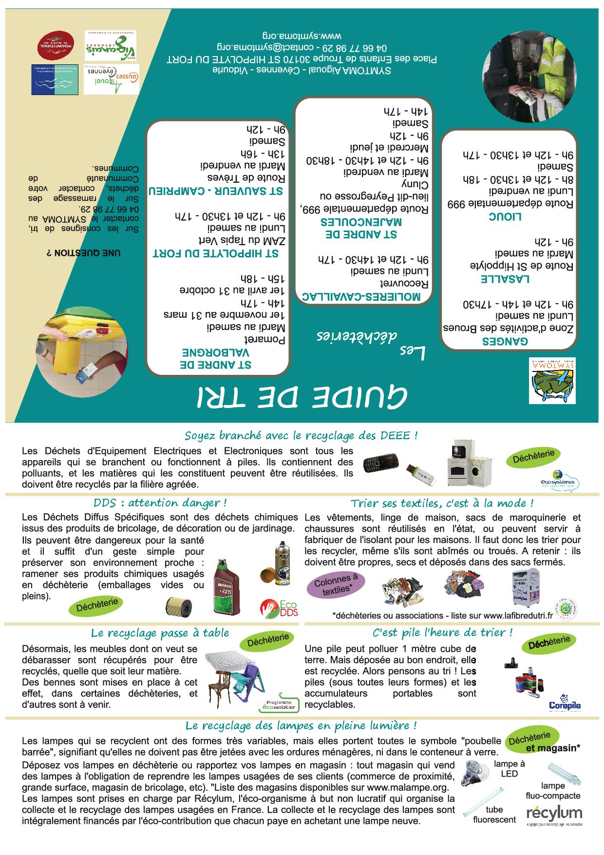 Mémo de rappel de tri et récap jour de collecte bacs jaunes et gris Mémo de rappel de tri et récap jour de collecte bacs jaunes et gris