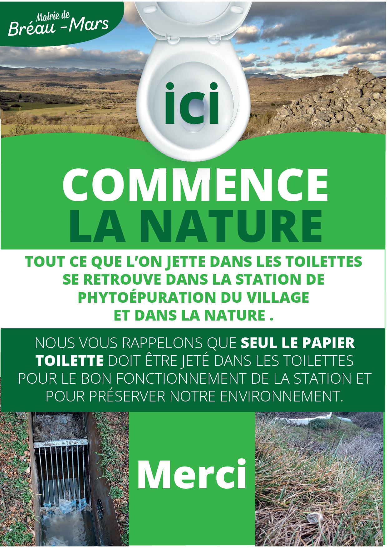 Sensibilisation toilette