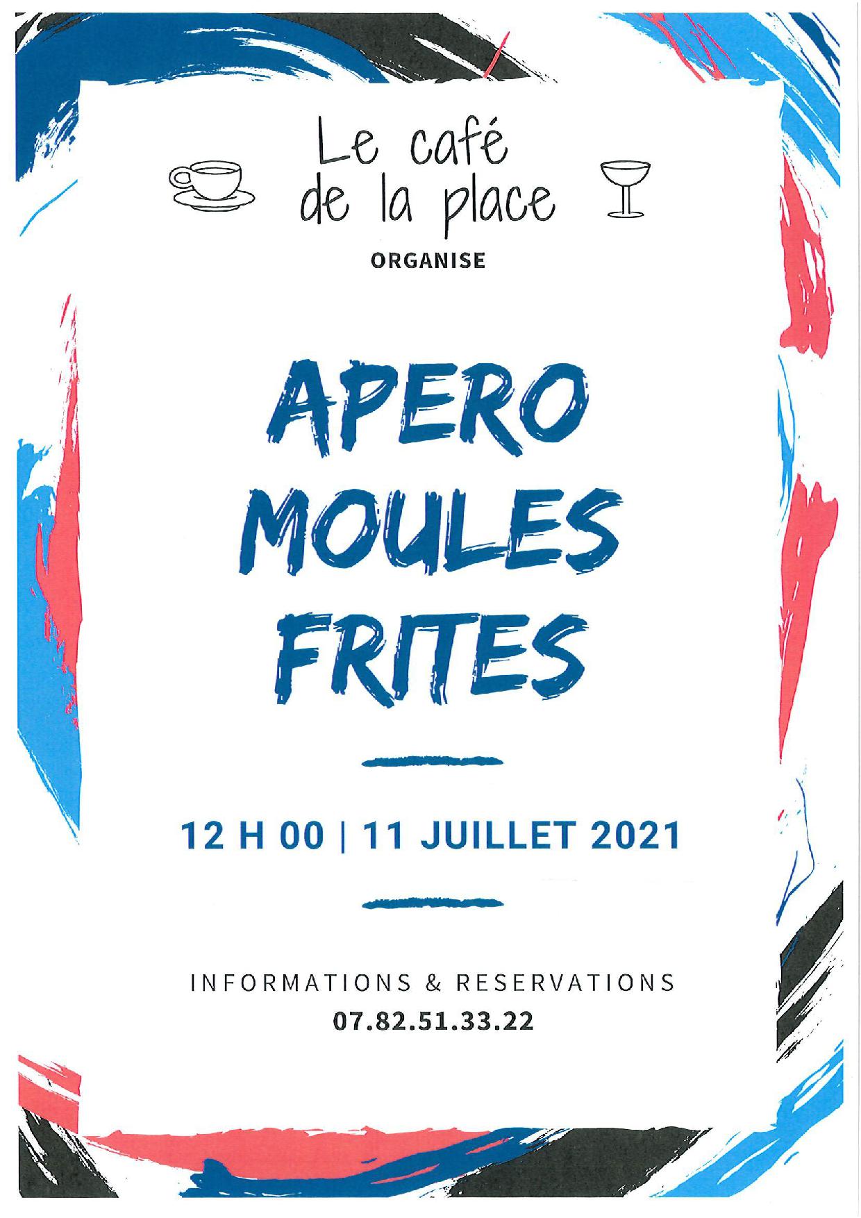 APERO MOULES FRITES 11 JUILLET 2021