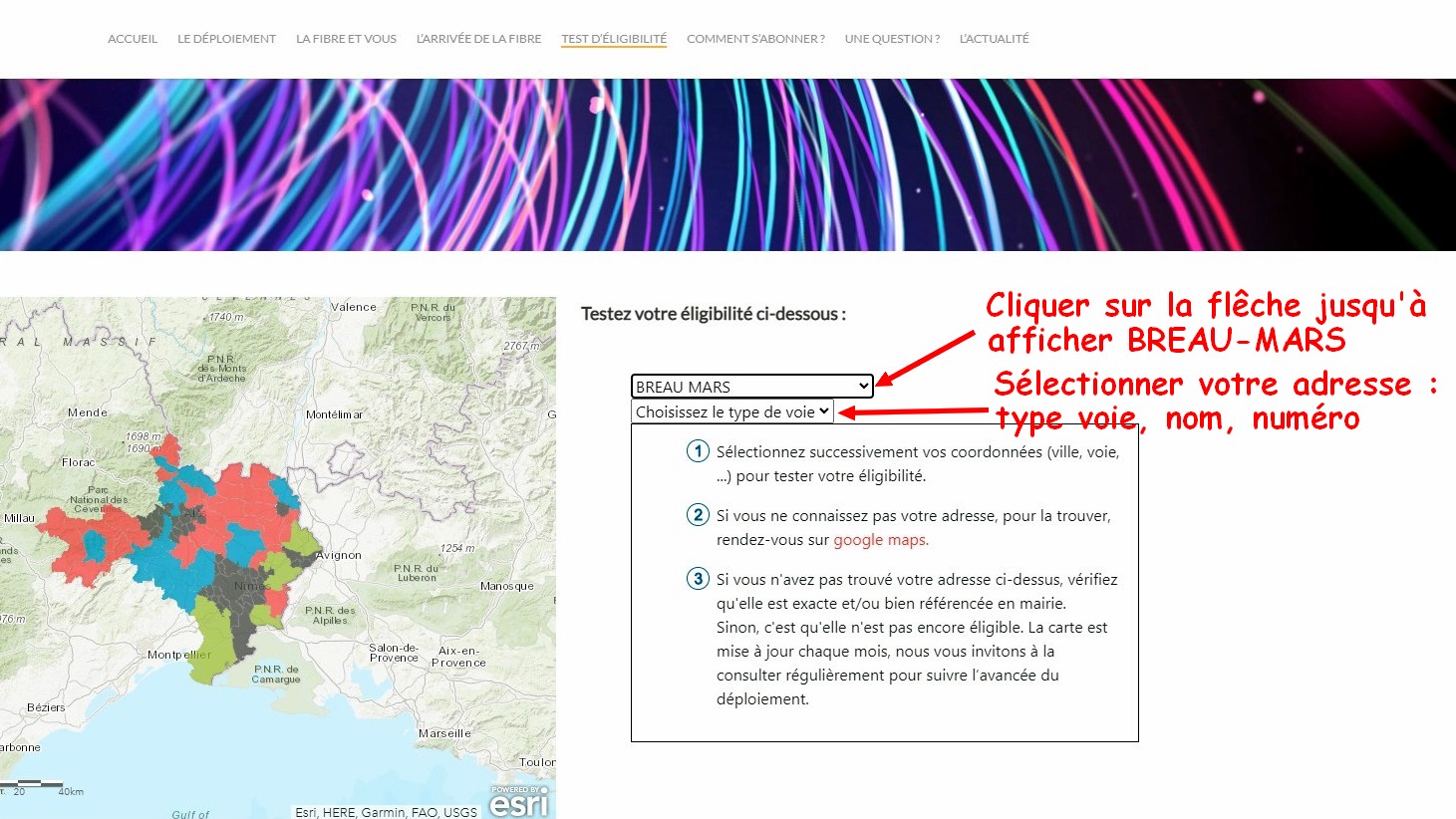 La fibre arrive en février !!!