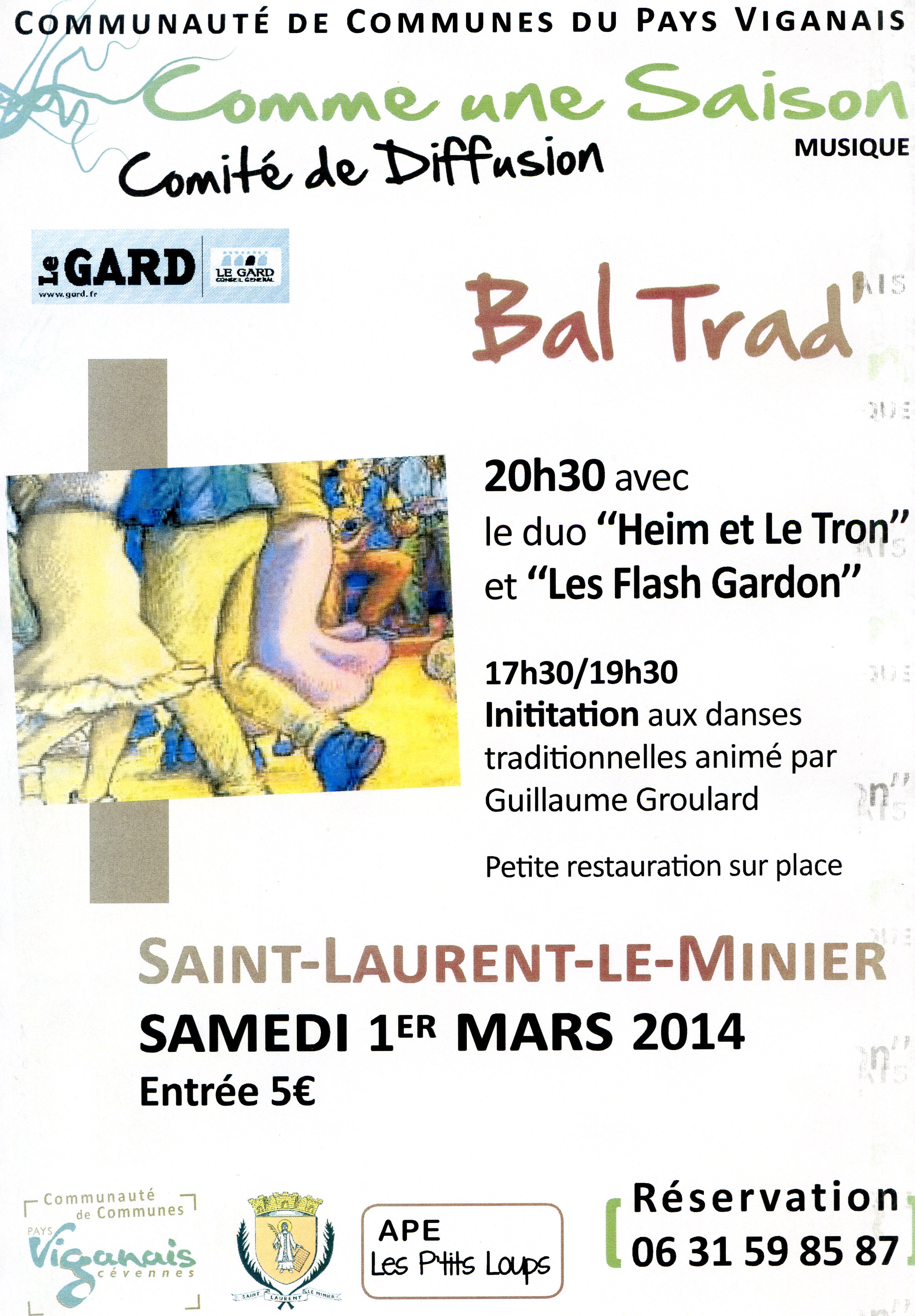 Bal'Trad à Saint-Laurent-du-Minier  Bal'Trad à Saint-Laurent-du-Minier