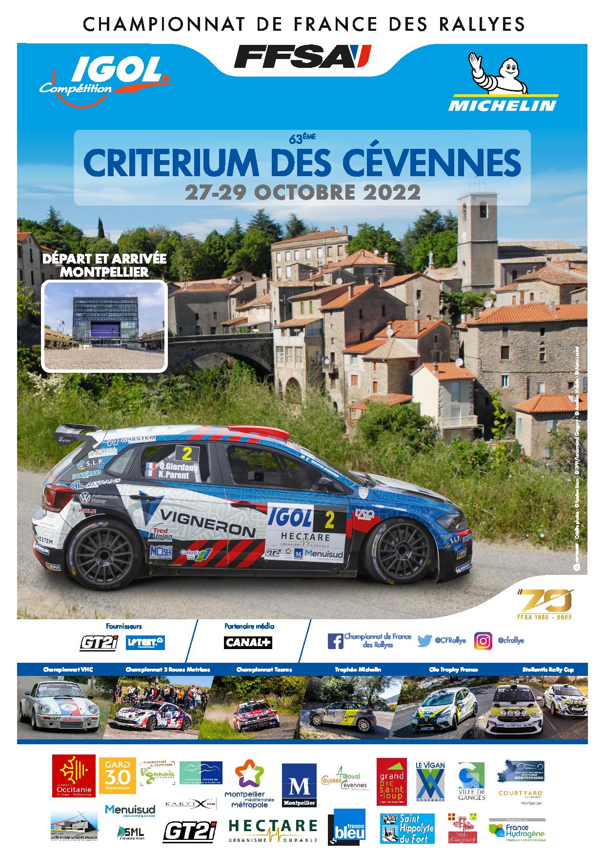 63 ème CRITERIUM DES CEVENNES