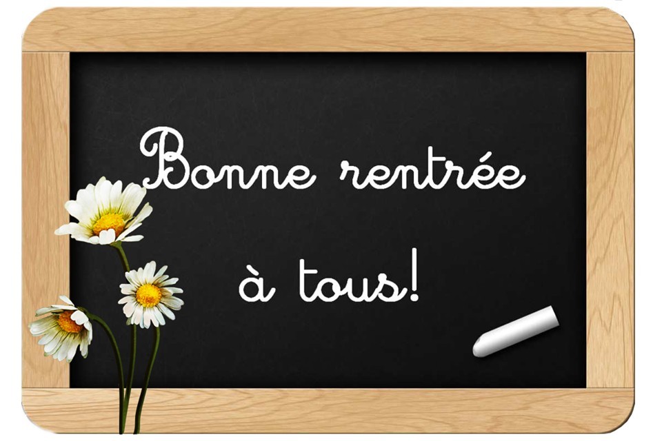 Bonne rentrée !