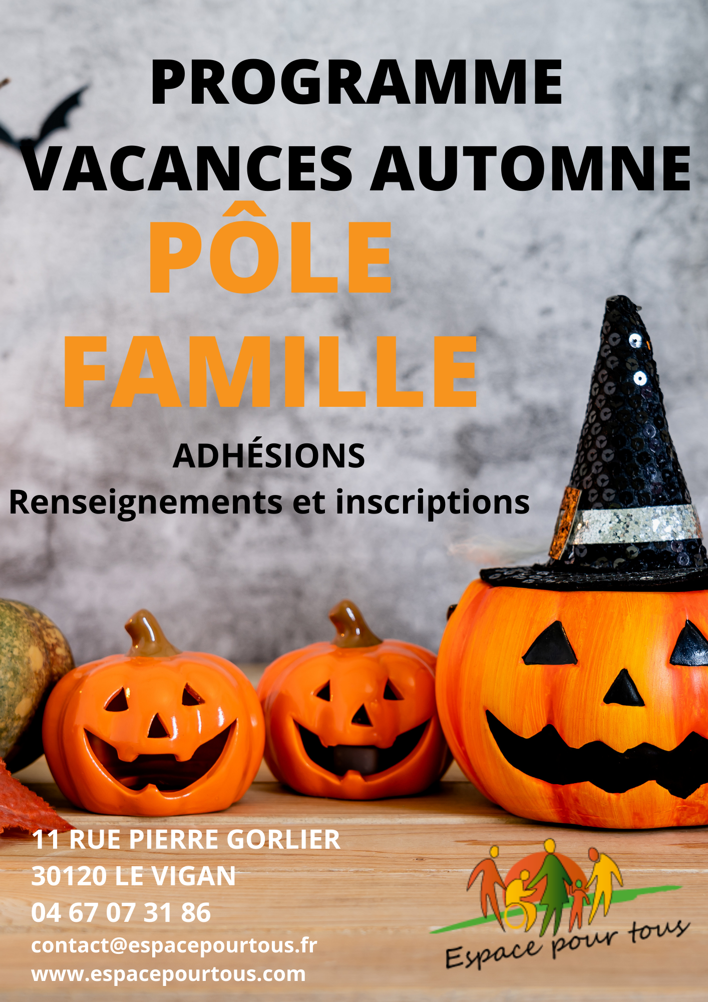 Programme vacances d'automne POLE FAMILLE Programme vacances d'automne POLE FAMILLE