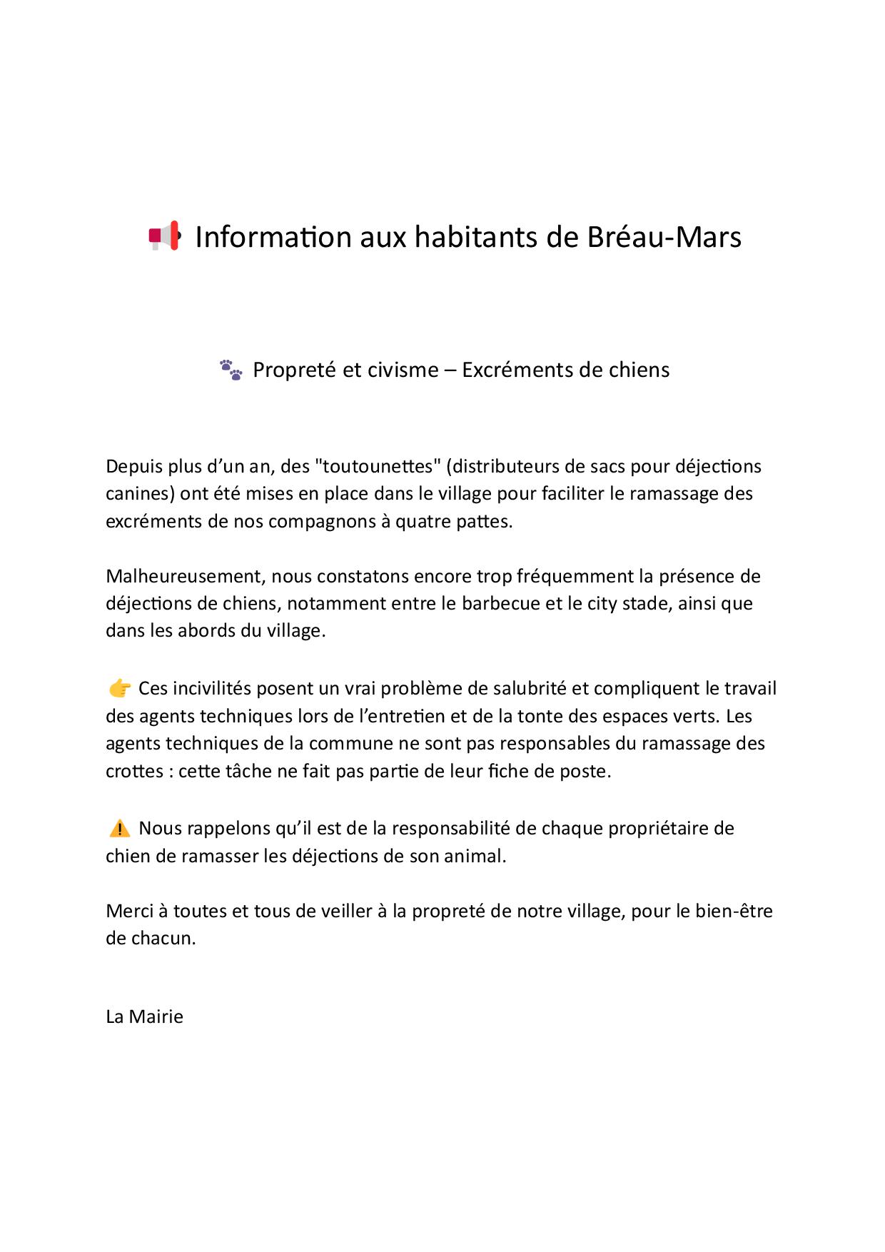 Mise en pace de "toutounettes" Mise en pace de "toutounettes"