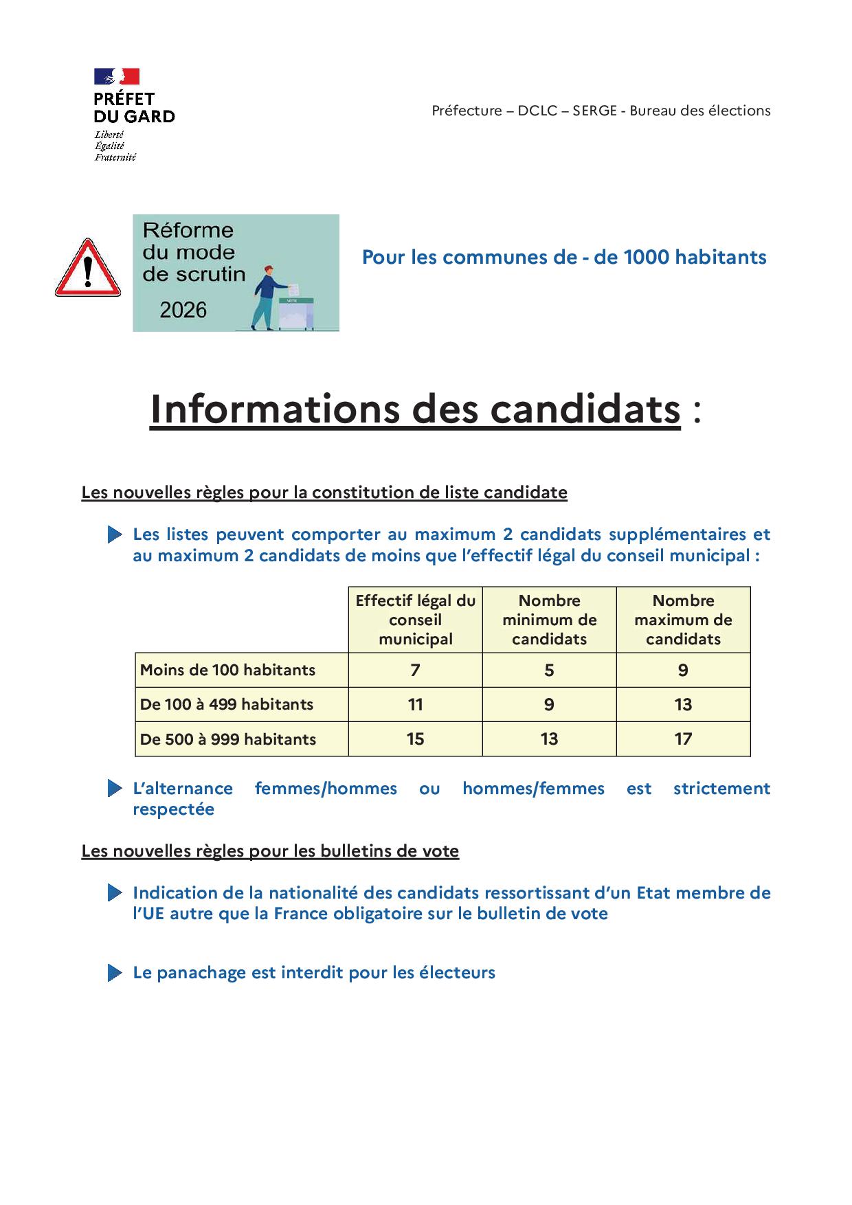 Elections municipales 2026