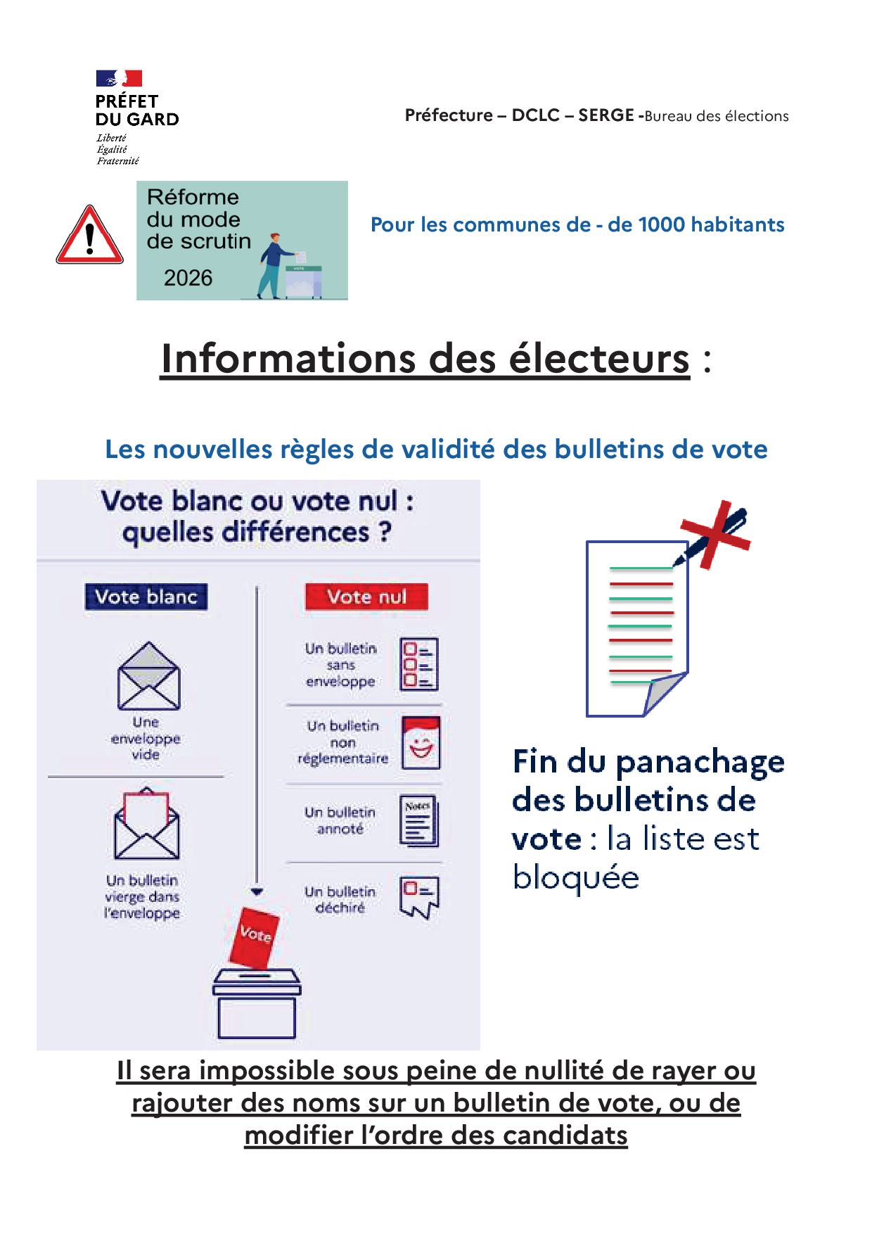 Elections municipales 2026