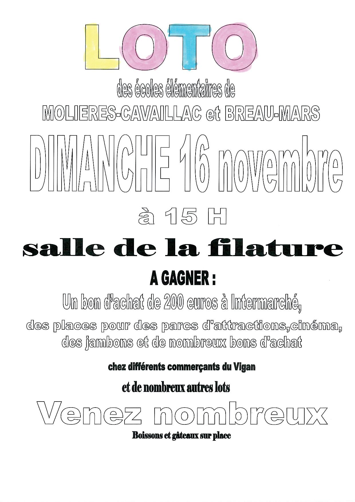 LOTO Ecoles élémentaires