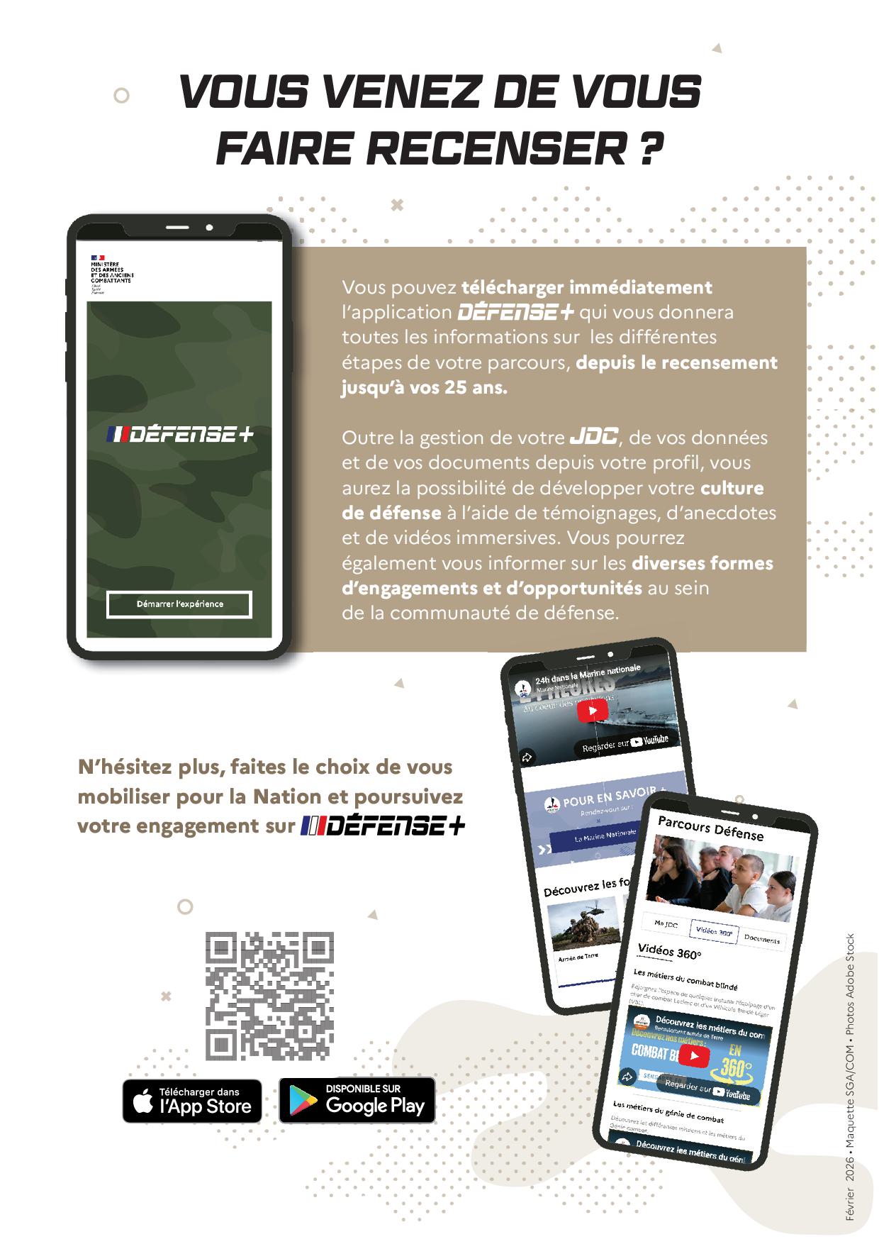 RECENSEMENT A 16 ANS : Une nouvelle application pour les jeunes  !