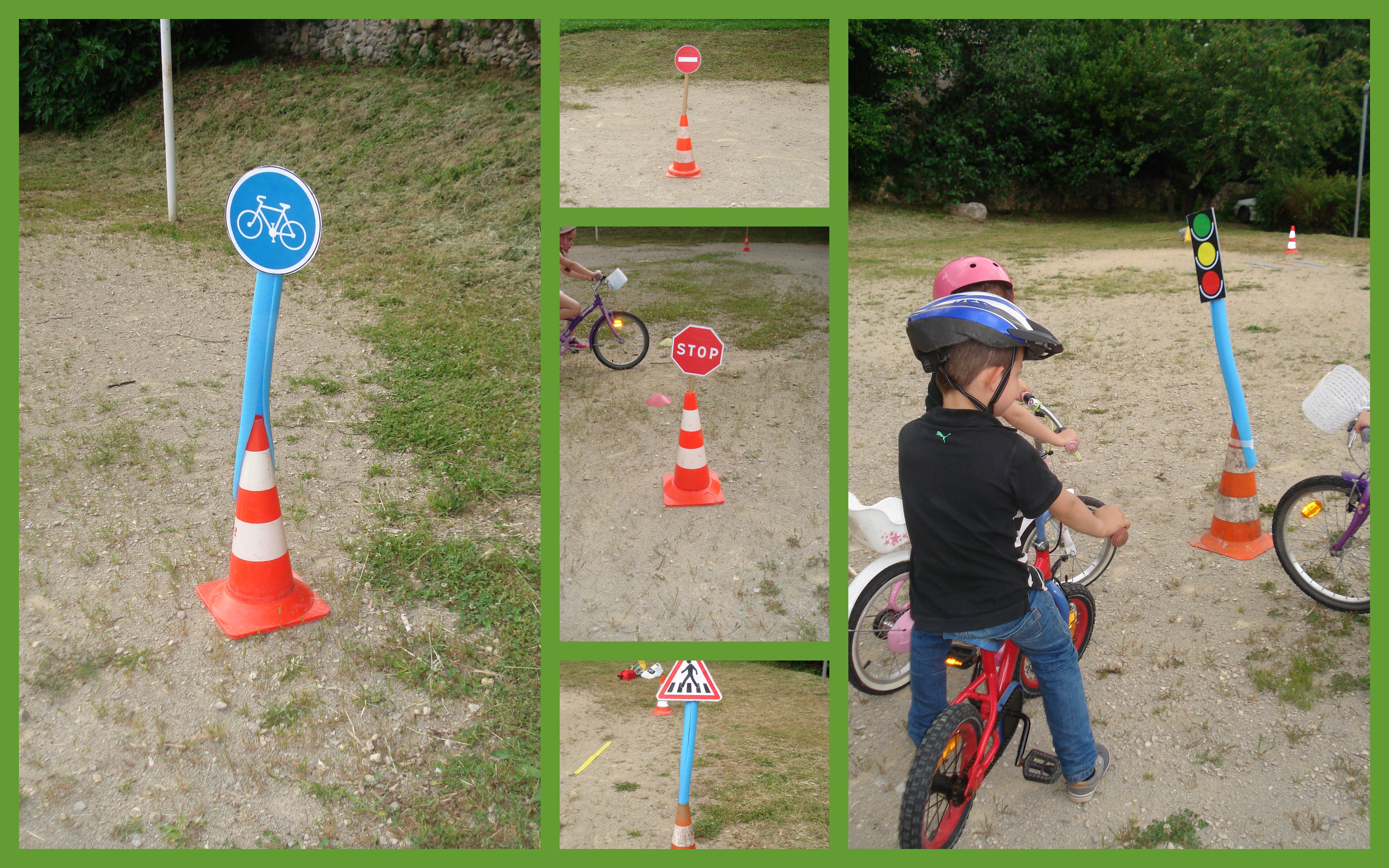 Sécurité routière avec Danièle et son groupe de GS Sécurité routière avec Danièle et son groupe de GS