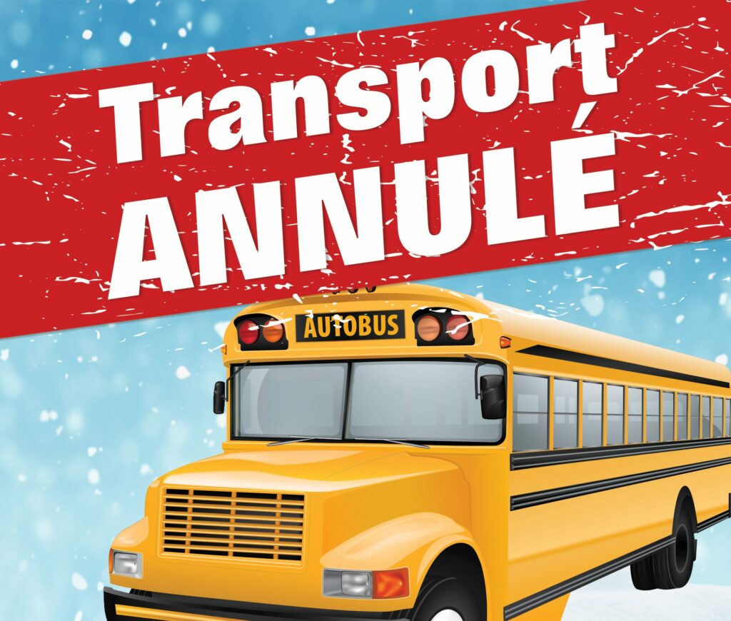 Transports scolaires annulés le mercredi 30/09/2026