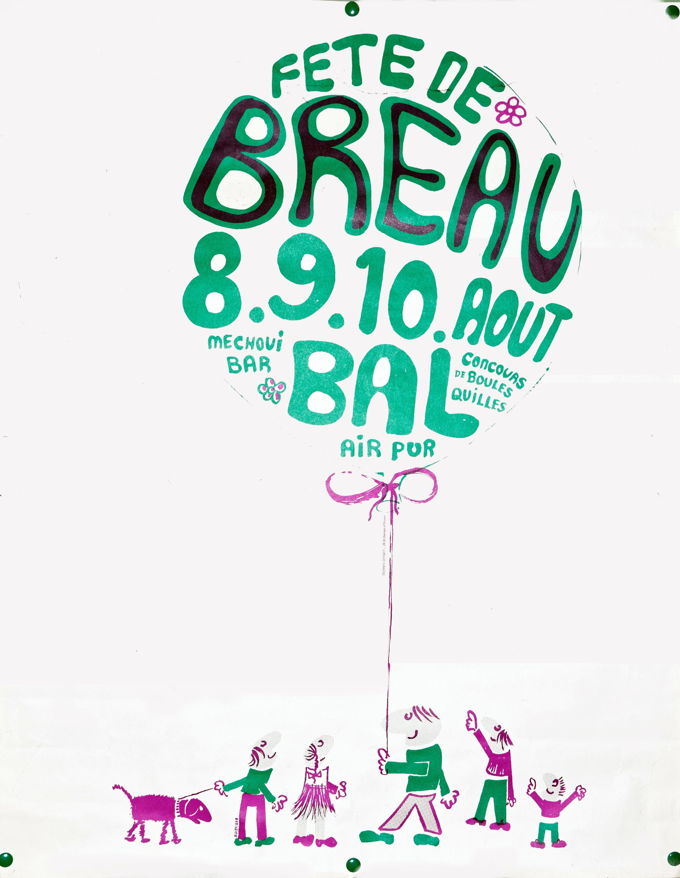 Fête de BREAU : L'affiche mystère, réponse ! Fête de BREAU : L'affiche mystère, réponse !