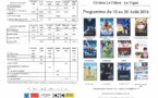 Programme du Cinéma du 10 au 30 août 2016