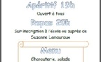 Repas de l'école samedi 5 avril Repas de l'école samedi 5 avril