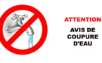 Coupure d'eau le 12/09/2023 à partir de 8h30 Coupure d'eau le 12/09/2023 à partir de 8h30